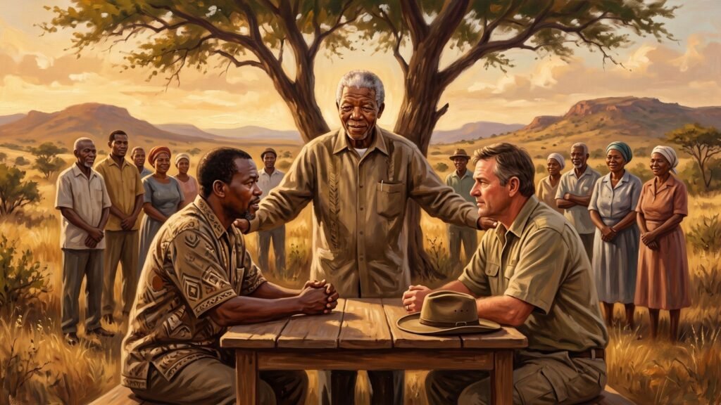 La réconciliation Ubuntu inspirée par Mandela et Desmond Tutu après l'apartheid en Afrique du Sud